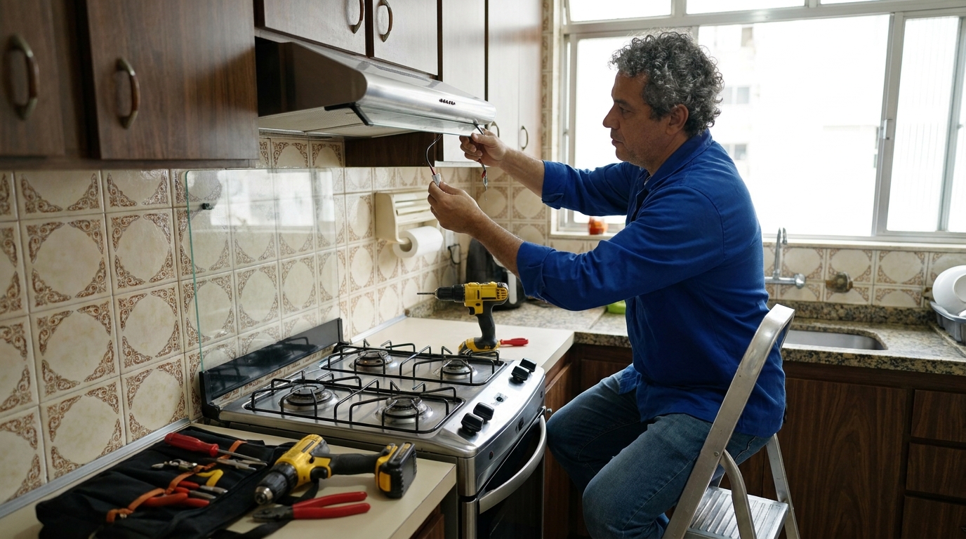 Instalação de Coifa em Palhoça‑SC