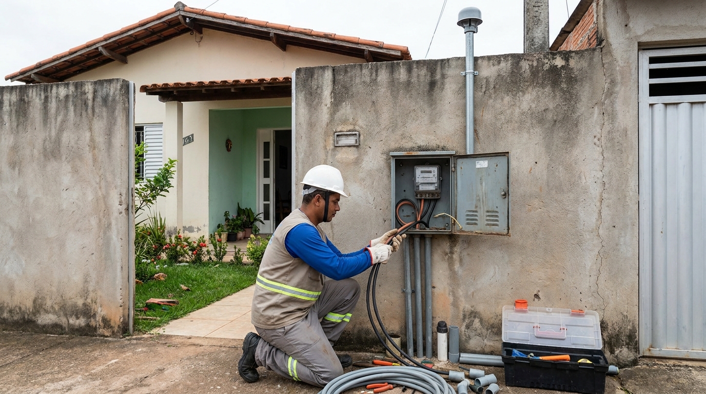 Montagem de Padrão Residencial em Palhoça‑SC